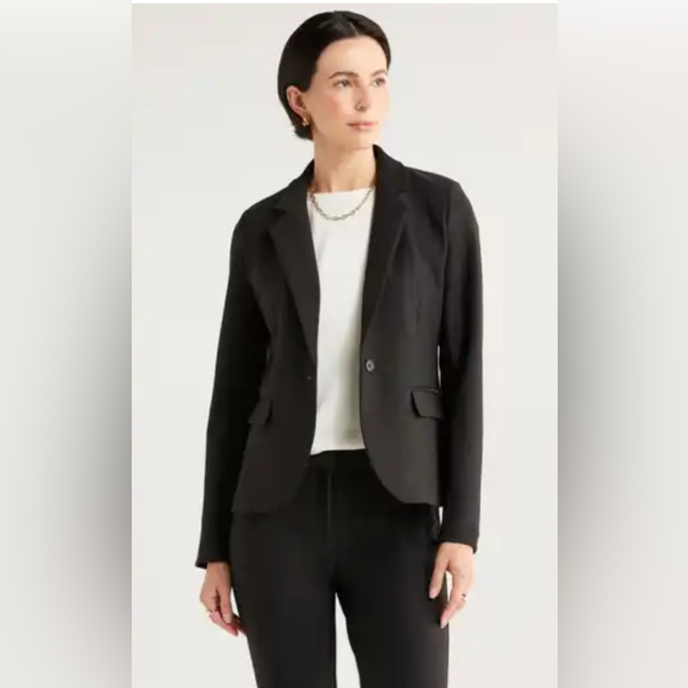 Nordstrom Black Blazer‎ Tailored Suit Jacket